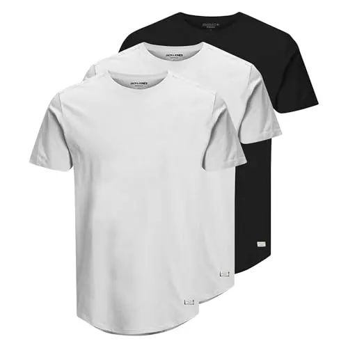 JACK & JONES JJENOA T-Shirt 3er Pack Kurzarm