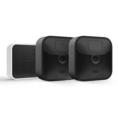 Blink Outdoor – kabellose HD-Überwachungskamera mit 2 Jahren Batterielaufzeit und Bewegungserfassung | 2 Kameras