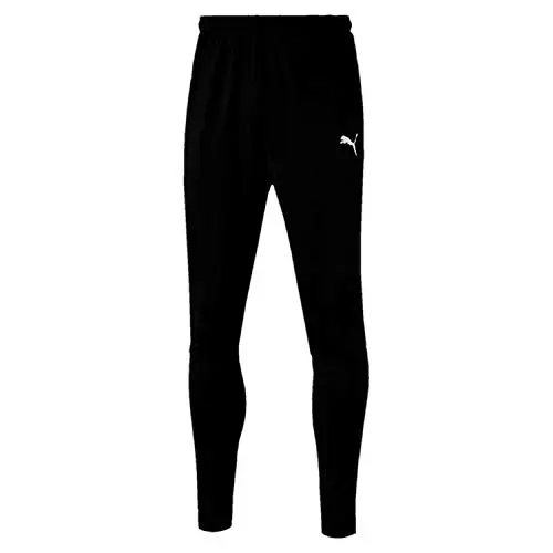 PUMA Herren Liga Pro Jogginghose, Schwarz-Weiß, Größe S