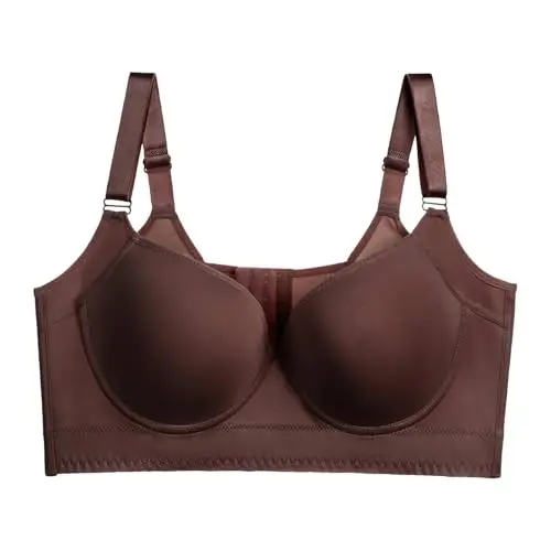 Unterwäsche Frauen Set Minimizer BH ohne Bügel & Sport Bustier - Atmungsaktiv und bequem für große Brüste