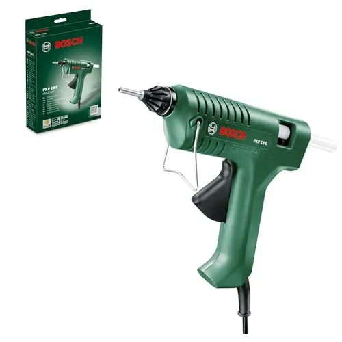 Bosch Klebepistole PKP 18 E mit extralangem Düsenset