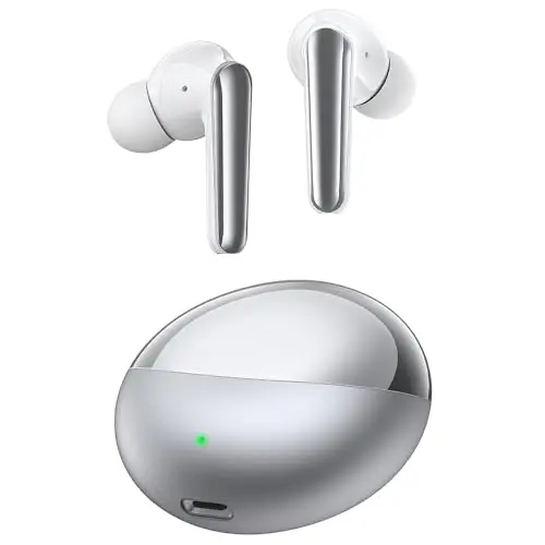 oraolo Bluetooth In-Ear Kopfhörer, 30H Akku, IPX6 wasserdicht, kabellos, touch Steuerung, Silber
