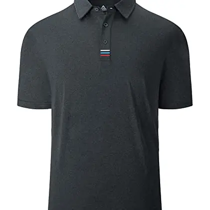 igeekwell Herren Poloshirt Kurzarm Atmungsaktiv Schnelltrocknend Sportlich Einfarbig
