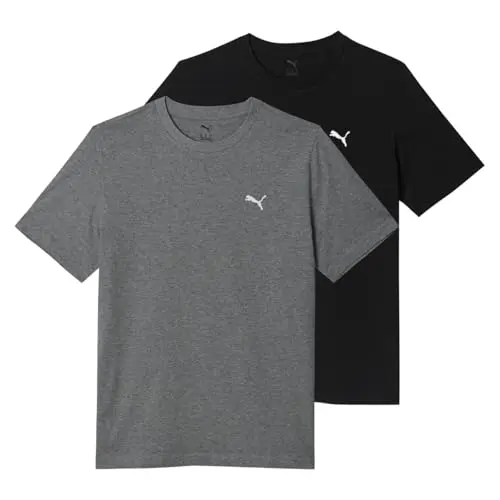 PUMA Herren T-Shirt 2er-Pack ESS Logo Tee