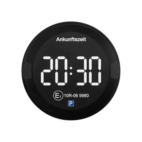OOONO P-DISC NO2 Elektronische digitale Parkscheibe mit KBA-Zulassung für das Auto