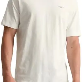 Marc O'Polo Denim Herren T-Shirt aus Bio-Baumwolle, weiß, Größe M