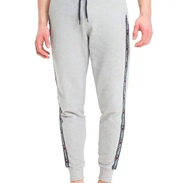 Tommy Hilfiger Herren Jogginghose, Grau, XL