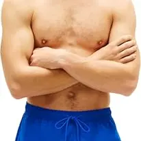Tommy Hilfiger Herren Badeshorts mit Logo, Blau, Größe M