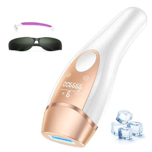 Zerellia IPL-Haarentfernungsgerät mit Kühlfunktion für Damen und Herren