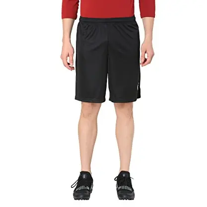 PUMA Herren LIGA Training Shorts - Schwarz/Weiß, Größe L