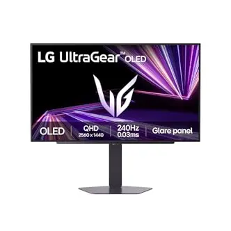 LG Ultragear 27GX704A-B 27" OLED QHD Monitor, 240Hz, G-SYNC & FreeSync, HDR400