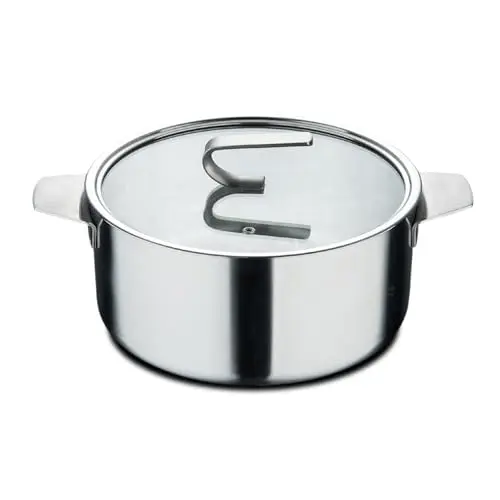 MasterPRO SIGMA Stielkasserolle 2,9L 20x9,5 cm Edelstahl - Für alle Herdarten geeignet