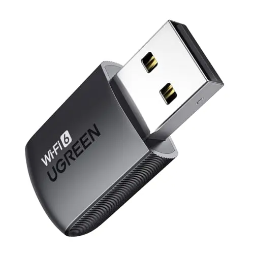 UGREEN WLAN Stick AX900 WiFi 6 Adapter für PC, Dual Band 2,4G/5GHz, mit Treiber, kompatibel mit Windows 11/10