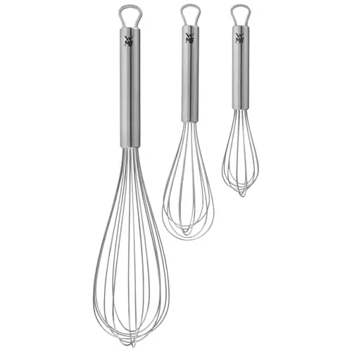 WMF Profi Plus 3-teiliges Schneebesen Set aus Edelstahl, spülmaschinengeeignet