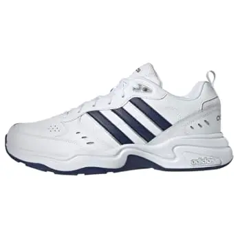 adidas Herren Strutter Schuhe, Cloud White / Dark Blue, Größe 39 1/3 EU