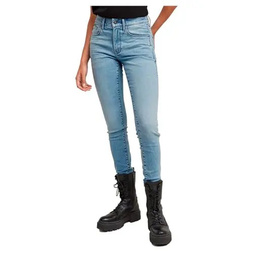 G-STAR Damen 3301 Skinny Jeans, Blau, Größe 33W / 32L