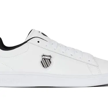 K-Swiss Men's Court Shield II - Weiß/Schwarz - Größe 41,5 EU