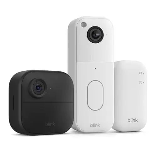 Blink Außenkamera 4 mit Videotürklingel und Basismodul
