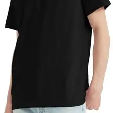 Levi's Herren V-Ausschnitt T-Shirt, Mineral Black, XXL