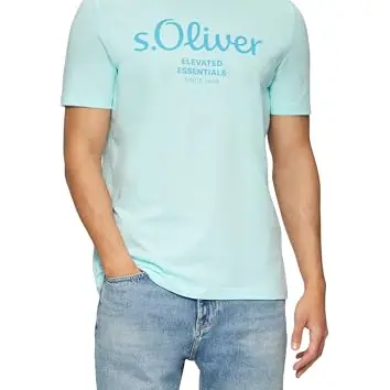 s.Oliver Baumwoll-T-Shirt mit Logo