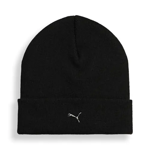PUMA Herren Metal Cat Beanie, Schwarz, Einheitsgröße