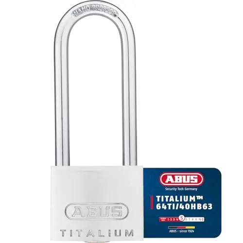 ABUS Vorhängeschloss Titalium 64TI/40HB63 mit hohem Bügel