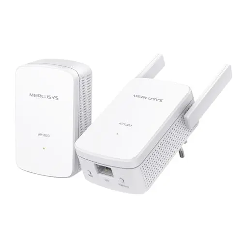 Mercusys Powerline WLAN MP510 KIT, 1000 Mbit/s, 300 Mbit/s WLAN, Gigabit Port