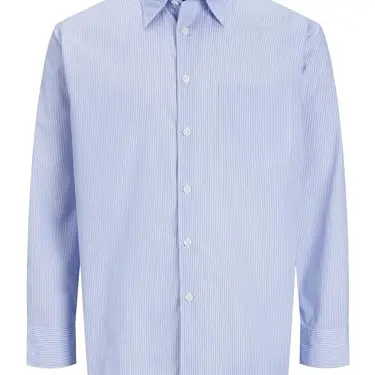 JORBILL Oversized Poplin Shirt mit langen Ärmeln