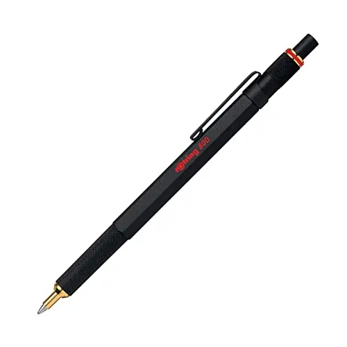 rOtring 800 Kugelschreiber Mitte Spitze Schwarze Tinte Nachfüllbar
