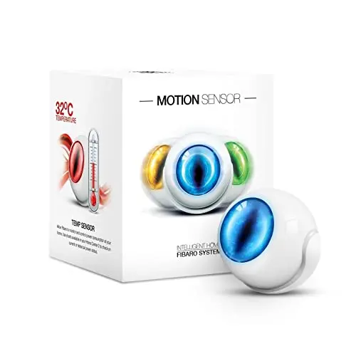FIBARO Bewegungsmelder mit Temperatur- und Lichtsensor, Z-Wave Plus, FGMS-001