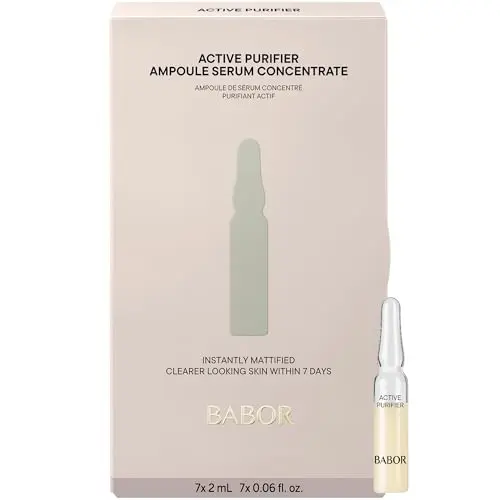 BABOR Active Purifier Serum-Ampullen gegen Unreinheiten mit Teebaumöl, vegan, 7 x 2 ml