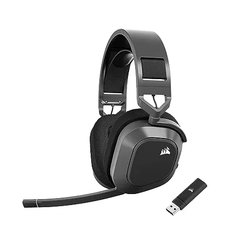 CORSAIR HS80 MAX WIRELESS Gaming-Headset – Bluetooth – Dolby Atmos – iCUE-kompatibel – PC, Mac, PS5, PS4, Switch