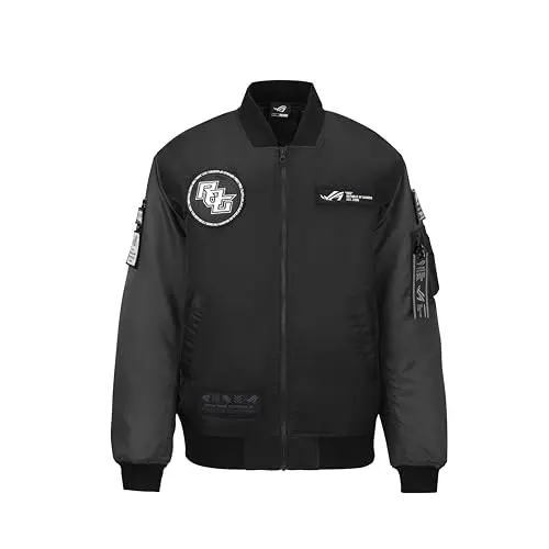 ASUS ROG Bomberjacke CJ3001 Schwarz Größe S
