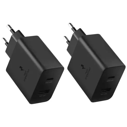 35W USB Ladegerät mit mehreren Ports, Schnellladung für Samsung Galaxy S-Serie und Z-Serie