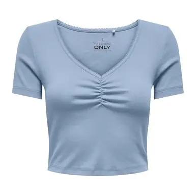 ONLY Onlbetty Life V-Ausschnitt T-Shirt Damen