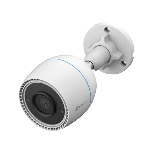 EZVIZ WLAN IP Kamera für außen - 1080p, wetterfest, Nachtsicht, Bewegungserkennung, kompatibel mit Alexa und Google | C3TN
