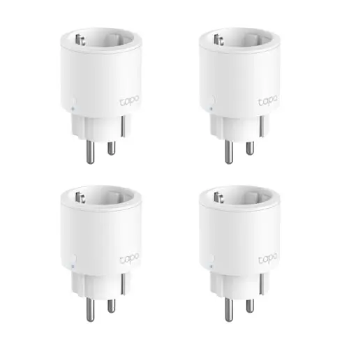 Tapo Nano Smart WLAN Steckdose P115, Alexa & Google Home kompatibel, Sprachsteuerung, Fernzugriff, 4er-Pack