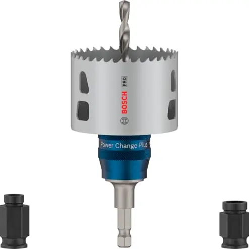 Bosch 5x PRO Multi Material Power Change Plus Starter Set – Für Weichholz, Trockenbau, Ø 68 mm, Profi Zubehör