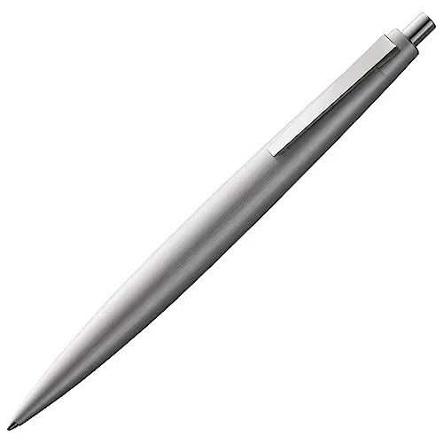 Lamy 2000 Kugelschreiber in Silber – edler Kuli mit poliertem Edelstahlgehäuse – perfekt ausbalanciert