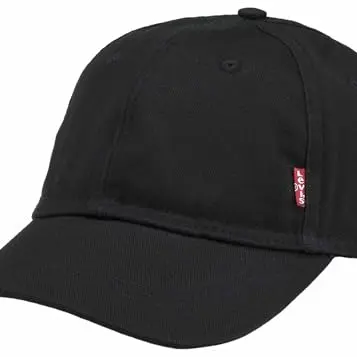Levi's Herren Baseball Cap, Schwarz, 58 cm