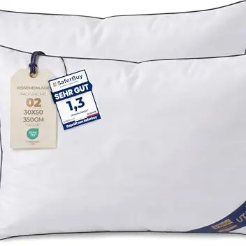 Utopia Bedding 2er Kissen-Set 30x50 cm, Dekokissen für Bett, Sofa und Couch, Weiß