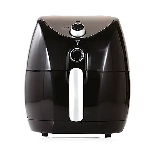 Tower T17021 Heißluftfritteuse für die Familie - 4,3L, 1500W, Schwarz