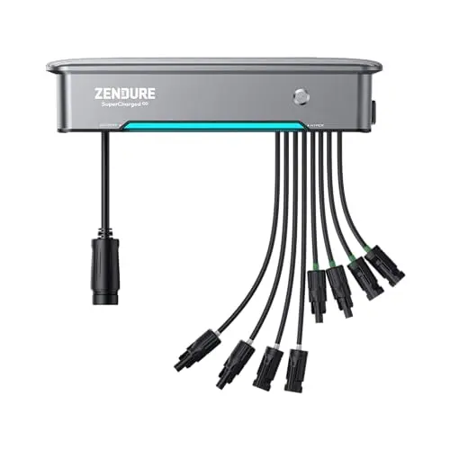 Zendure SolarFlow Balkonkraftwerk, 1200W Ausgang, Bidirektionales AC-Laden, Kompatibel mit AB Akkus