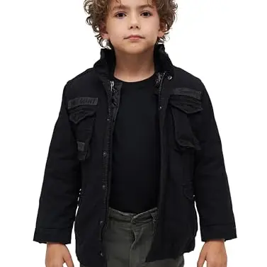 Brandit Kids M65 Classic Jacket - Schwarz, Größe 134/140