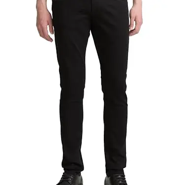TOM TAILOR Herren Slim Fit Jeans, Schwarz, 33W / 30L
