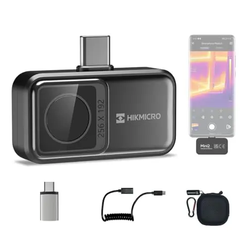 HIKMICRO Mini2 Wärmebildkamera, 256x192 IR, 25 Hz, 50° Weitwinkel, -20°C bis 350°C, USB-C
