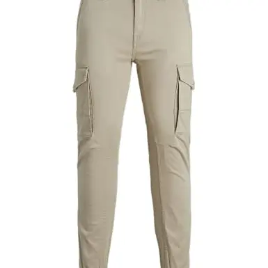 JACK & JONES Paul Flake Cargo Herren Jeans, Farbe: Crockery, W36/L34