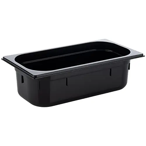 APS 82069 GN 1/3 Behälter aus Polycarbonat, 325 x 175 mm, 3,6 Liter, schwarz