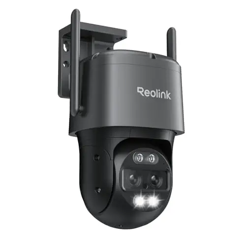 Reolink 4K PTZ Überwachungskamera mit Auto-Tracking und Farbnachtsicht, WLAN, 2-Wege-Audio, grau