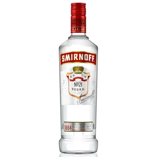 Smirnoff Red Label Vodka - handgefertigt in den USA, 37,5% vol, 700ml